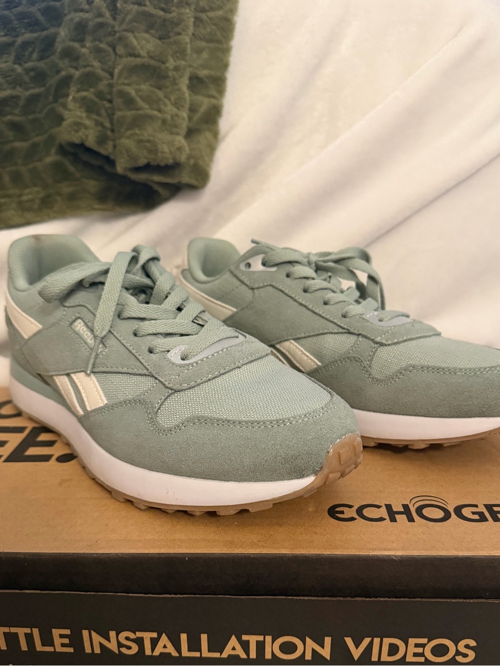 Green Reebok Women’s Sneakers